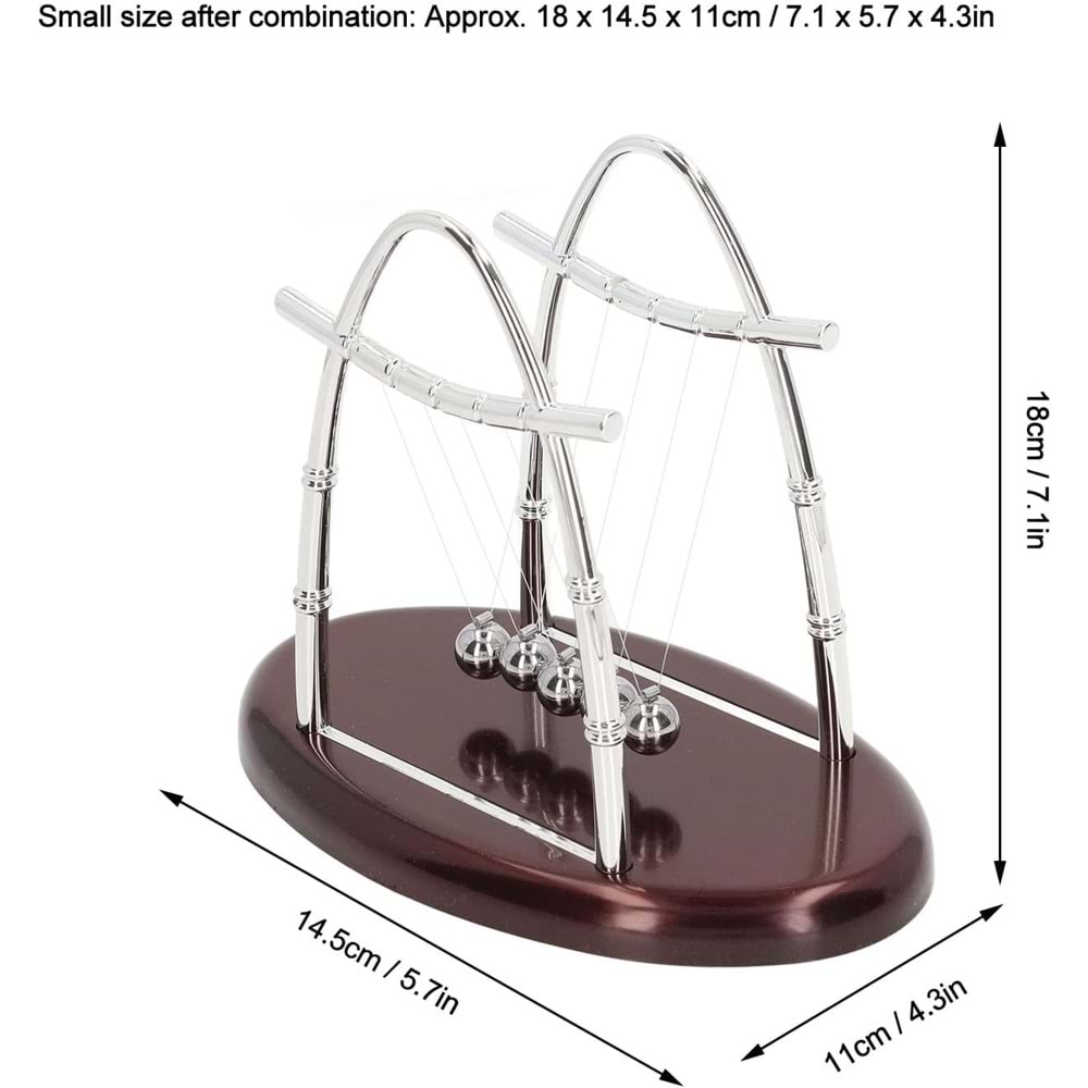Dekoratif Ufak Boy Oval Tasarımlı Denge Balans Topları 18 cm x 14,5 cm