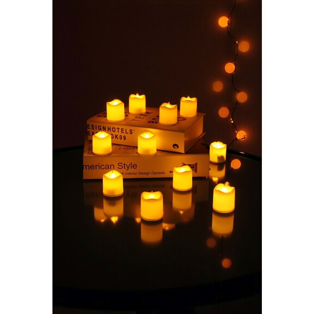 LED Elektronik Mum Işıkları – Romantik ve Dekoratif Ortamlar İçin
