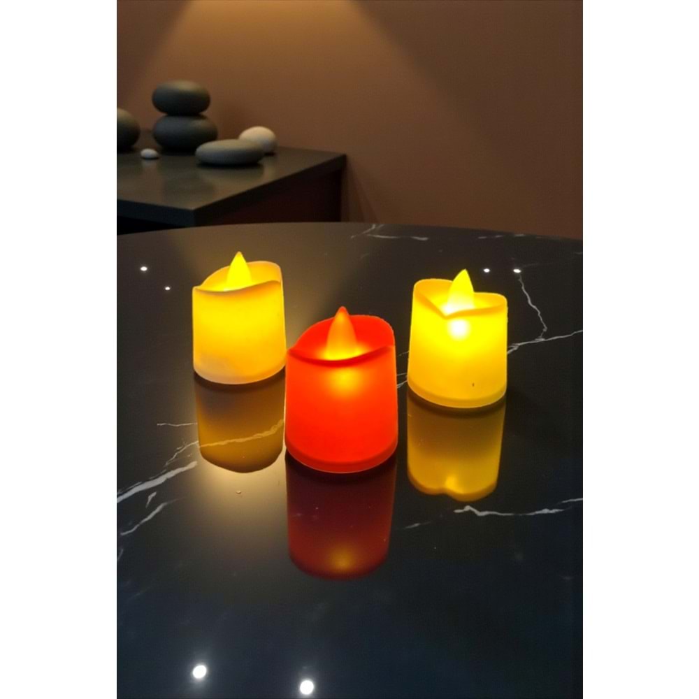 LED Elektronik Mum Işıkları – Romantik ve Dekoratif Ortamlar İçin