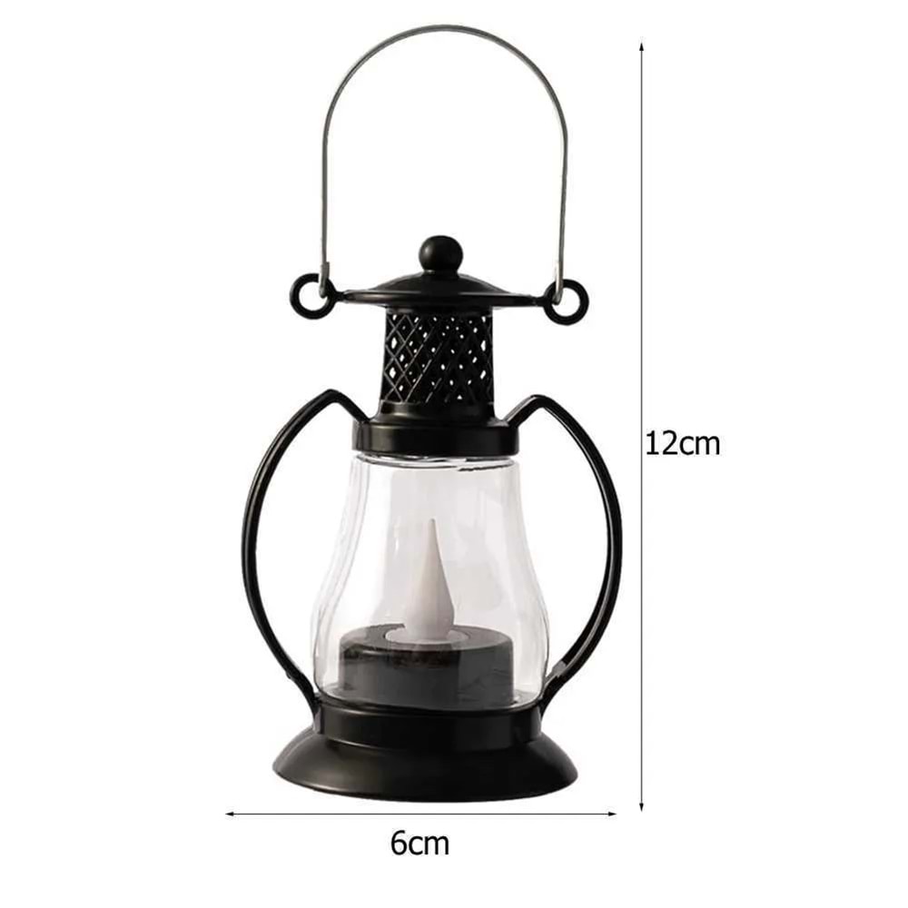 Dekoratif Pilli Gün Işığı Fener Şeklinde Led Lamba 12 cm