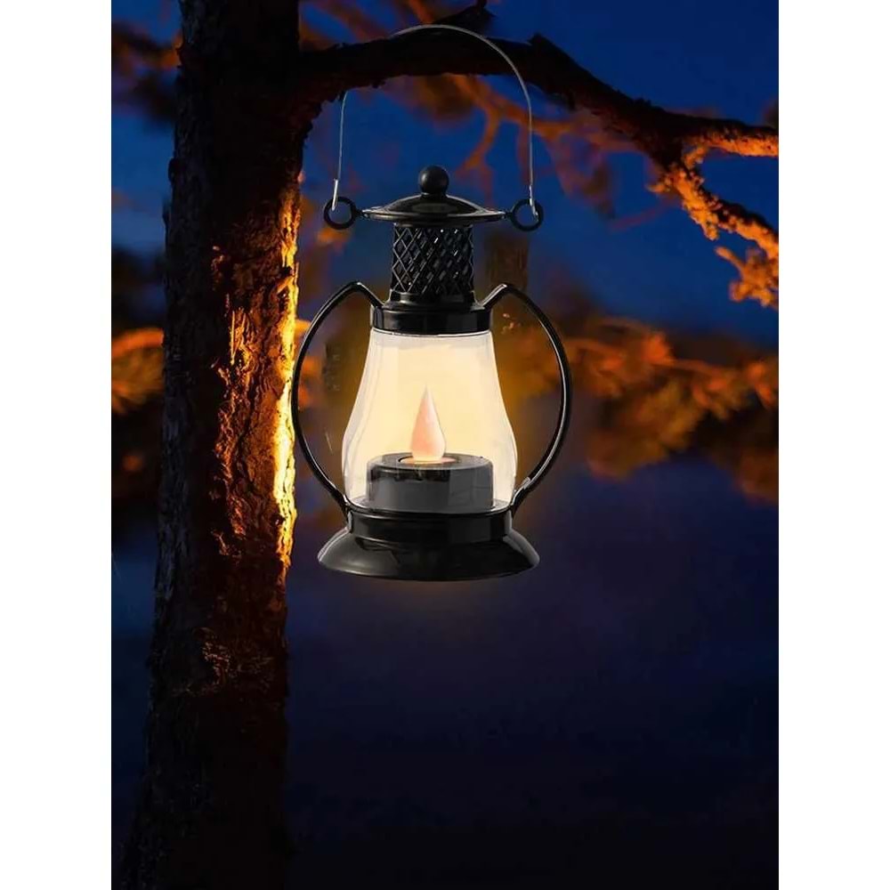 Dekoratif Pilli Gün Işığı Fener Şeklinde Led Lamba 12 cm