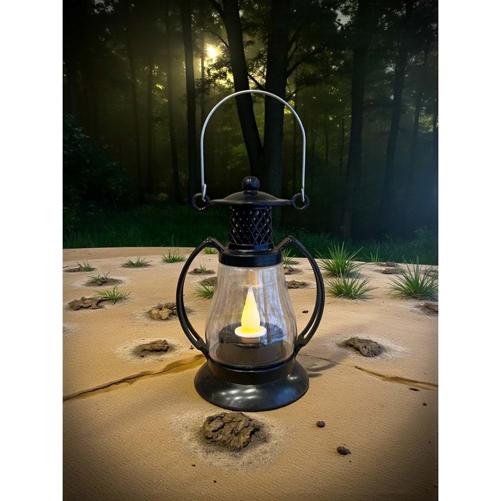 Dekoratif Pilli Gün Işığı Fener Şeklinde Led Lamba 12 cm