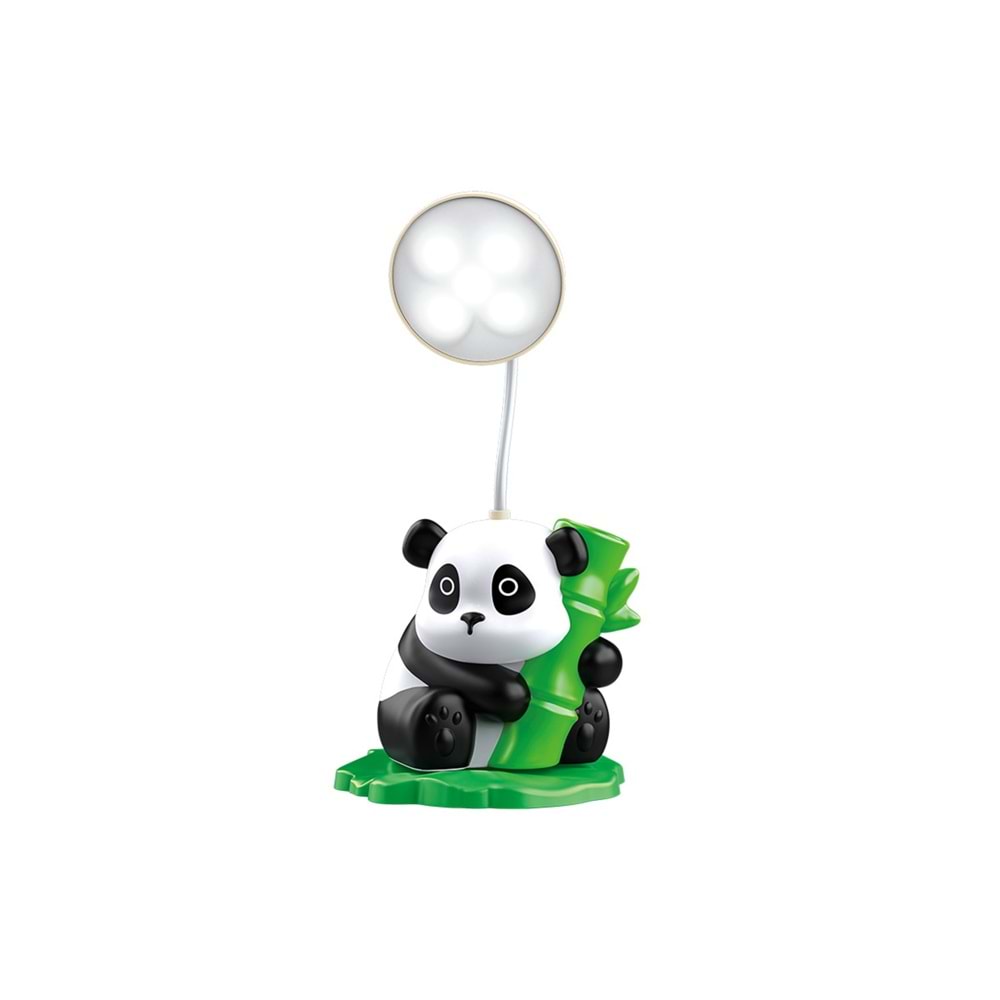 Panda LED Gece Lambası – 27 cm Yatak Odası Abajur ve Kalemlik