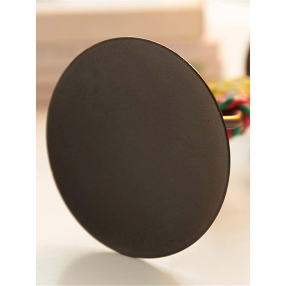 Retro Afrika Temalı Denge Mumluk / Çift Şamdan Tutucu - Masa Dekoru (Yükseklik 14.5 cm)