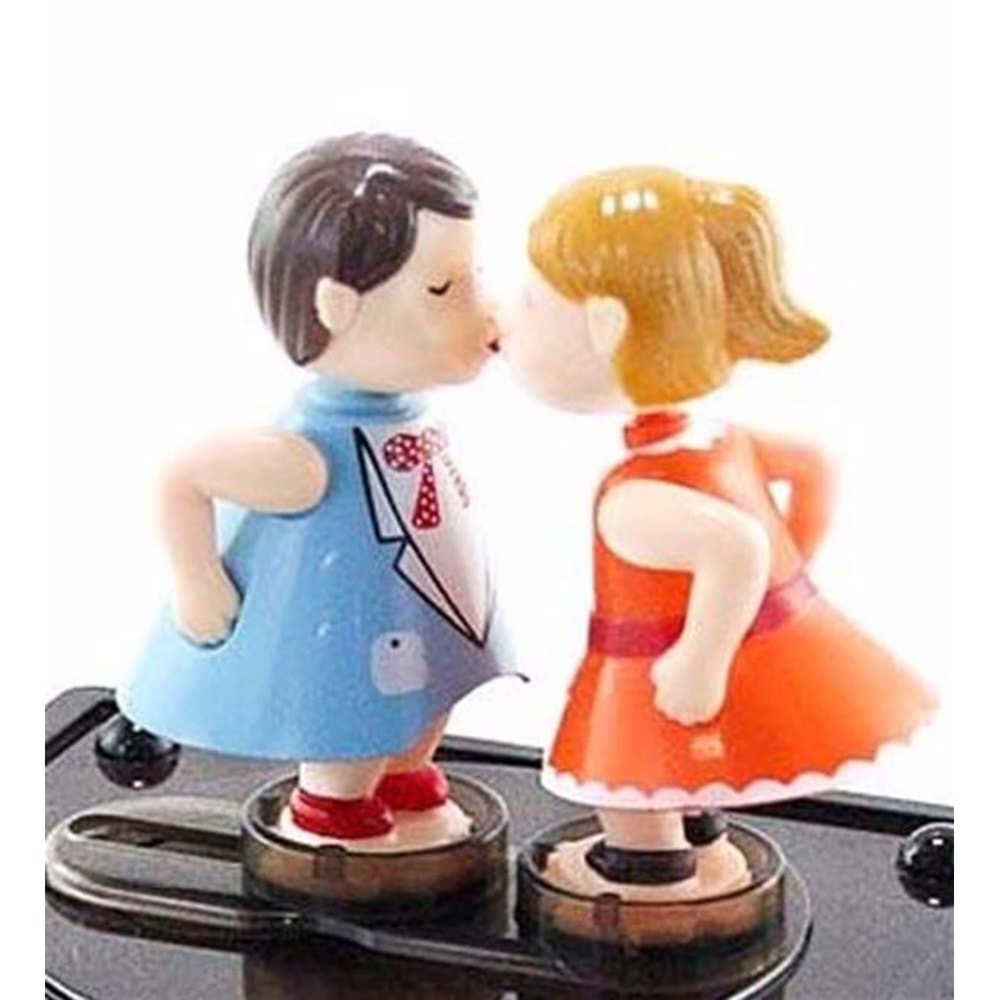 Radyo Görünümlü Öpüşen Çift Müzik Kutusu – Nostaljik Biblo ve Hediye