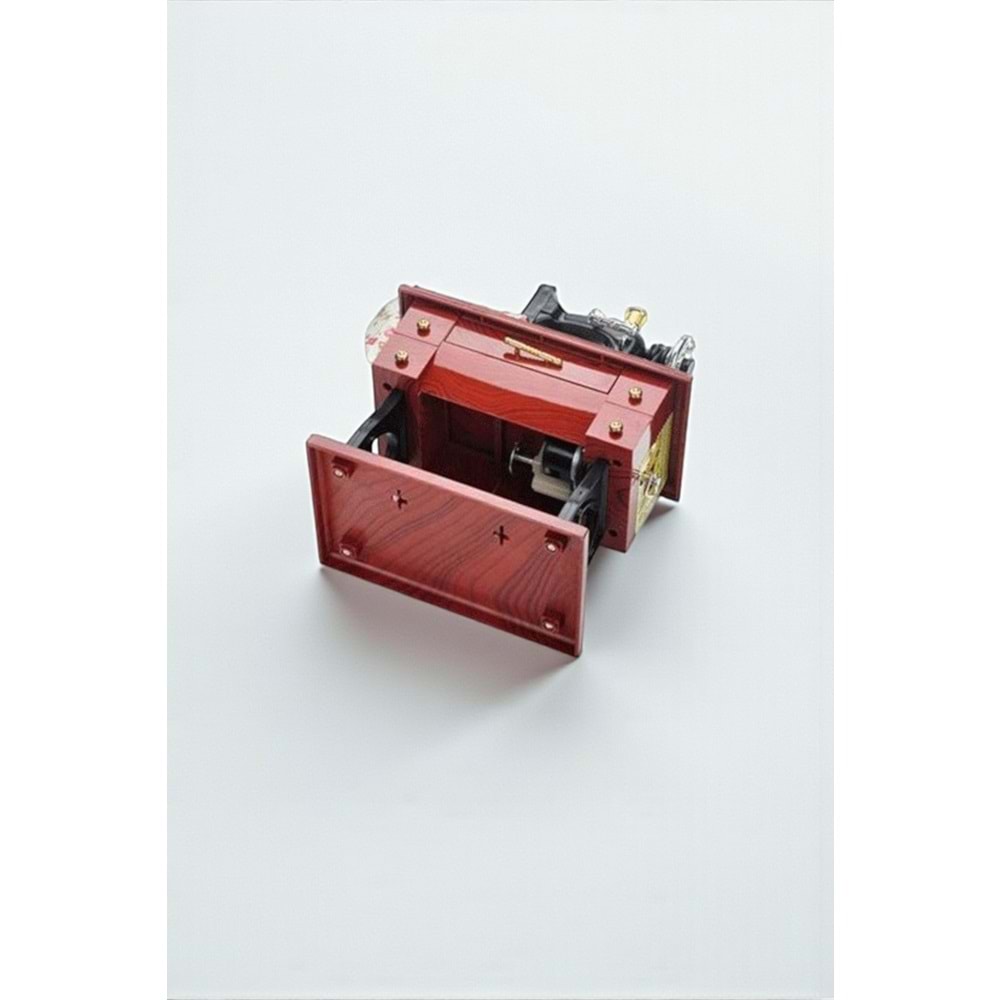 Dikiş Makinası Şeklinde Dekoratif Müzik Kutusu – Retro Tasarım (20x15x9,5 cm)