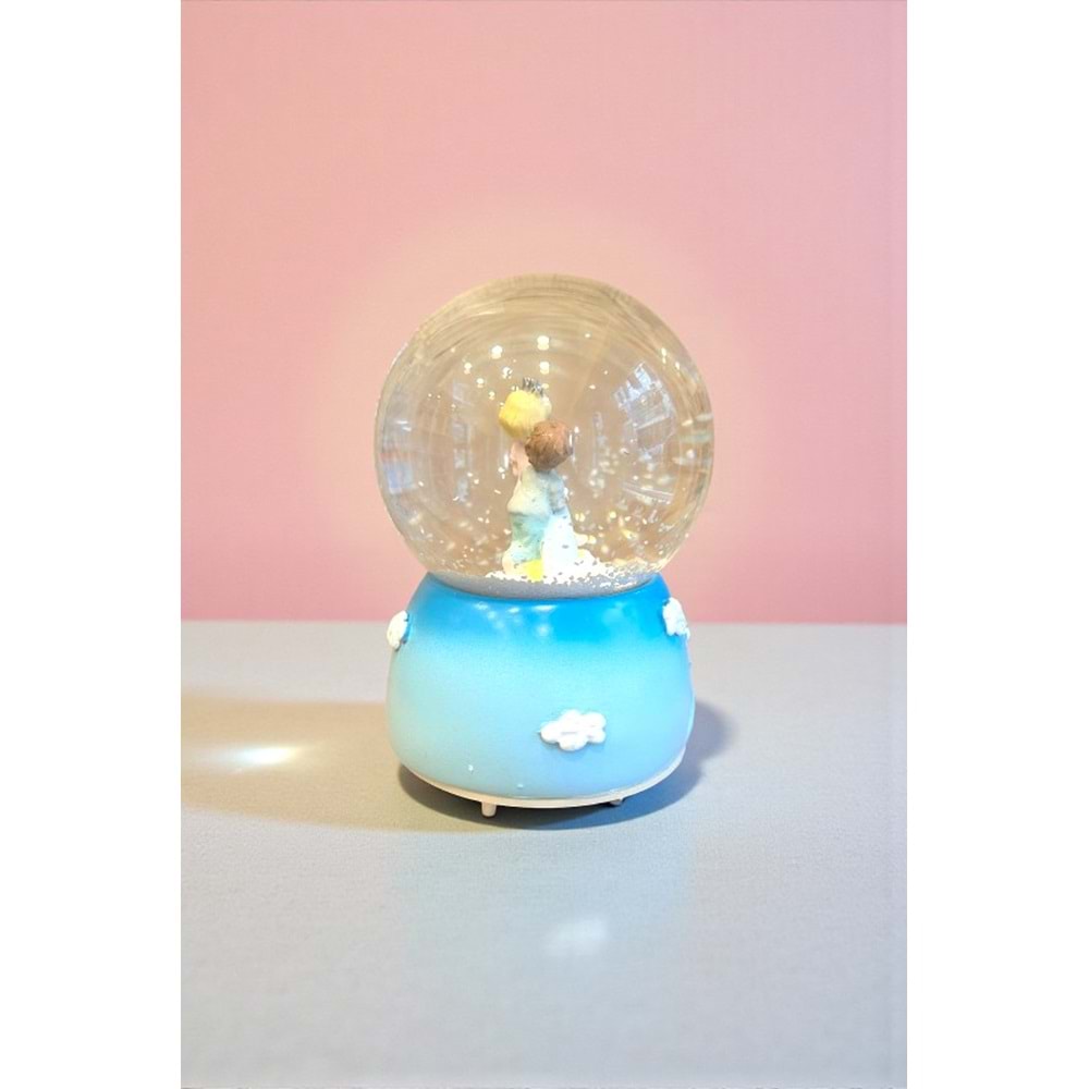 Sevgiliye Masalsı Hediye – Işıklı ve Müzikli Romantik Kar Küresi