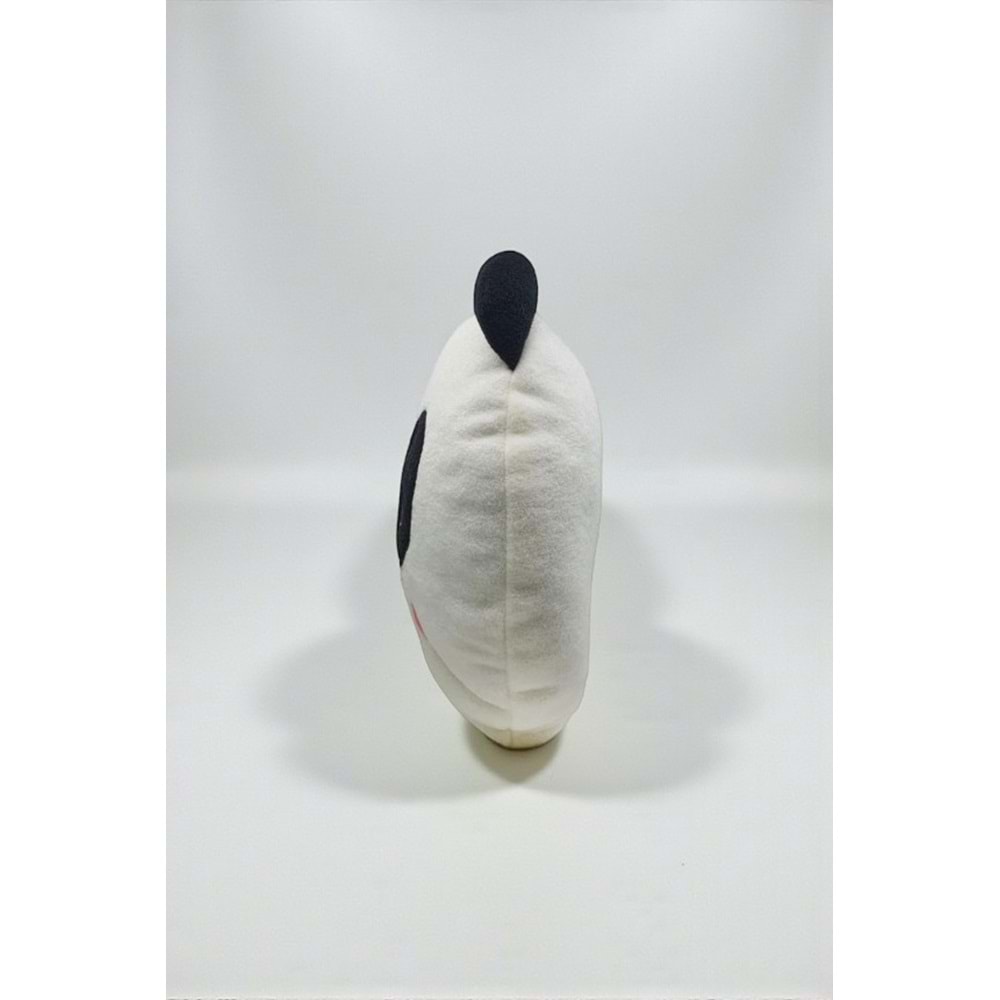 Peluş Panda Tasarımlı Yastık 30 cm – Yumuşak Elyaf Dolgulu Polar Kumaş