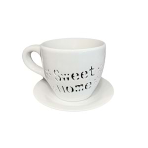 Seramik Sunumluk Kahve Fincanı Tasarımlı Buhurdanlık