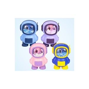 Işıklı Astronot Tasarımlı Kumbara 11 Cm X 11 Cm 17,6 cm