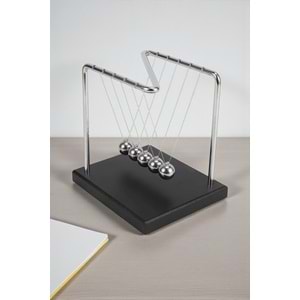 Dekoratif Ahşap Z Denge Balans Topu – Stres Giderici Masa Üstü Oyuncağı