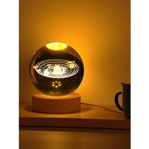 Gezegenler Temalı Cam Küre 6 cm