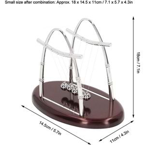 Dekoratif Ufak Boy Oval Tasarımlı Denge Balans Topları 18 cm x 14,5 cm