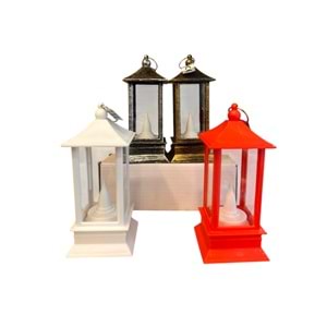 Fener Şeklinde Asılabilir Dumansız Dekoratif Mum 5,5 cm x 13 cm