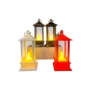 Fener Şeklinde Asılabilir Dumansız Dekoratif Mum 5,5 cm x 13 cm