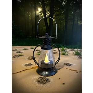 Dekoratif Pilli Gün Işığı Fener Şeklinde Led Lamba 12 cm