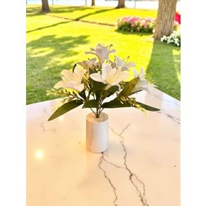 Lilyum Dekoratif Led Işıklı Lamba 27 cm x 8 cm