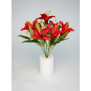 Lilyum Dekoratif Led Işıklı Lamba 27 cm x 8 cm