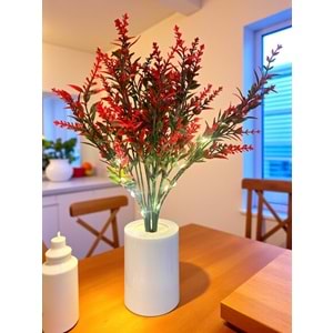 Lavanta Tasarımlı Dekoratif Led Işıklı Lamba 30 cm x 8 cm