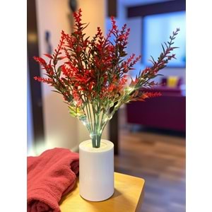 Lavanta Tasarımlı Dekoratif Led Işıklı Lamba 30 cm x 8 cm