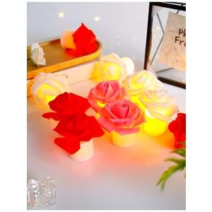 Sonsuz Aşkın Işığı: LED Gül Masa Lambası – Romantik Dekoratif Biblo ve Hediye