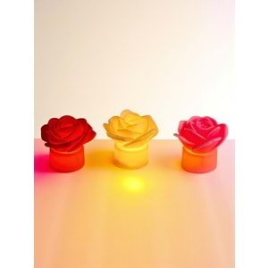 Sonsuz Aşkın Işığı: LED Gül Masa Lambası – Romantik Dekoratif Biblo ve Hediye