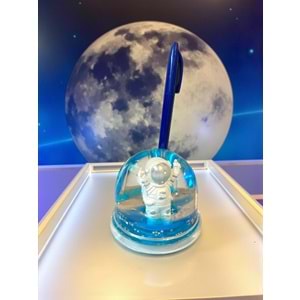 Uzay Temalı Astronot Sulu Kalemlik – Masaüstü Dekoru (8 cm)