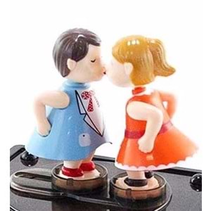 Radyo Görünümlü Öpüşen Çift Müzik Kutusu – Nostaljik Biblo ve Hediye