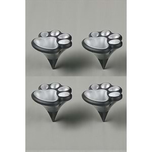 Sevimli Kedi Patisi Solar Bahçe Lambası - Otomatik Yanan Dekoratif Aydınlatma