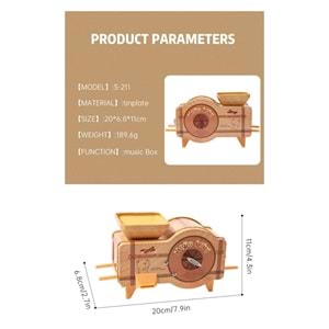 Müzik Kutulu Çocuk Kumbarası – 20x11x6.8 cm, Sevimli Hediye, Dayanıklı