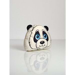 Panda Peluş Yastık Oyuncak 25 cm – Polar Kumaş, Elyaf Dolgulu, Sevimli Peluş