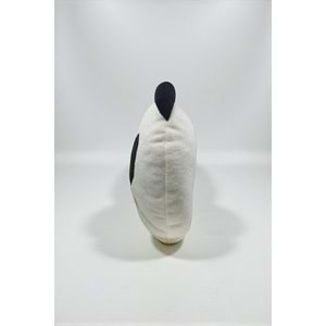 Peluş Panda Tasarımlı Yastık 30 cm – Yumuşak Elyaf Dolgulu Polar Kumaş