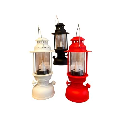 Nostaljik Gaz Lambası Tasarımlı Asılabilir Dumansız Mum 5,2 cm x 16 cm