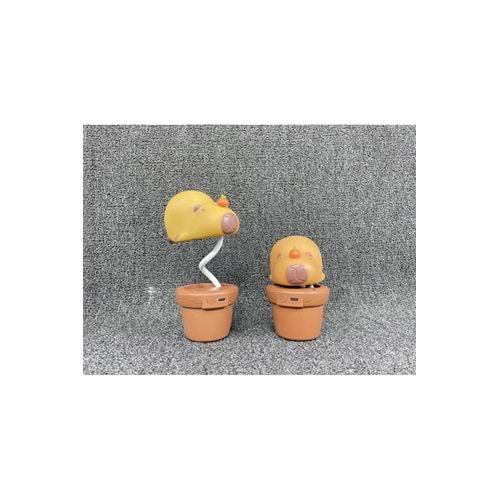 Capybara LED Silikon Masa Lambası – Yıldız Projeksiyon Özellikli