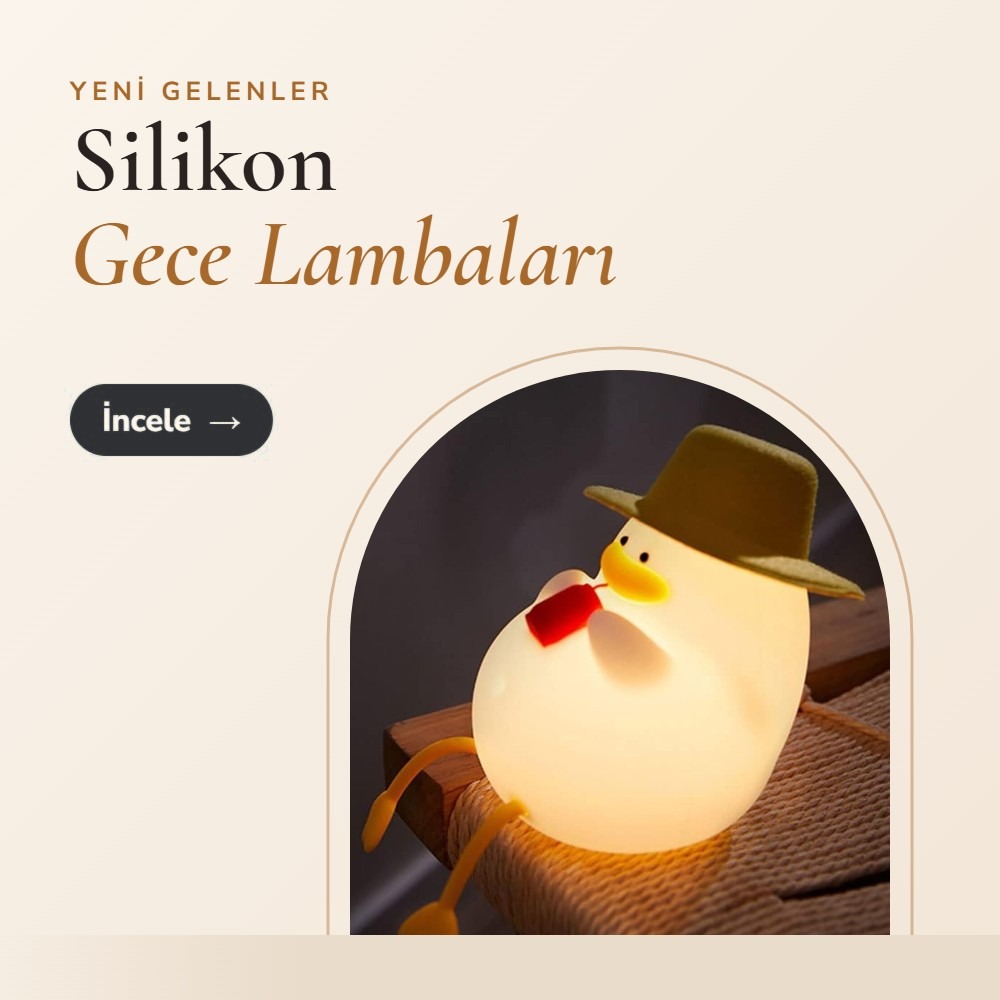 Silikon Gece Lambaları – Hediyefikri