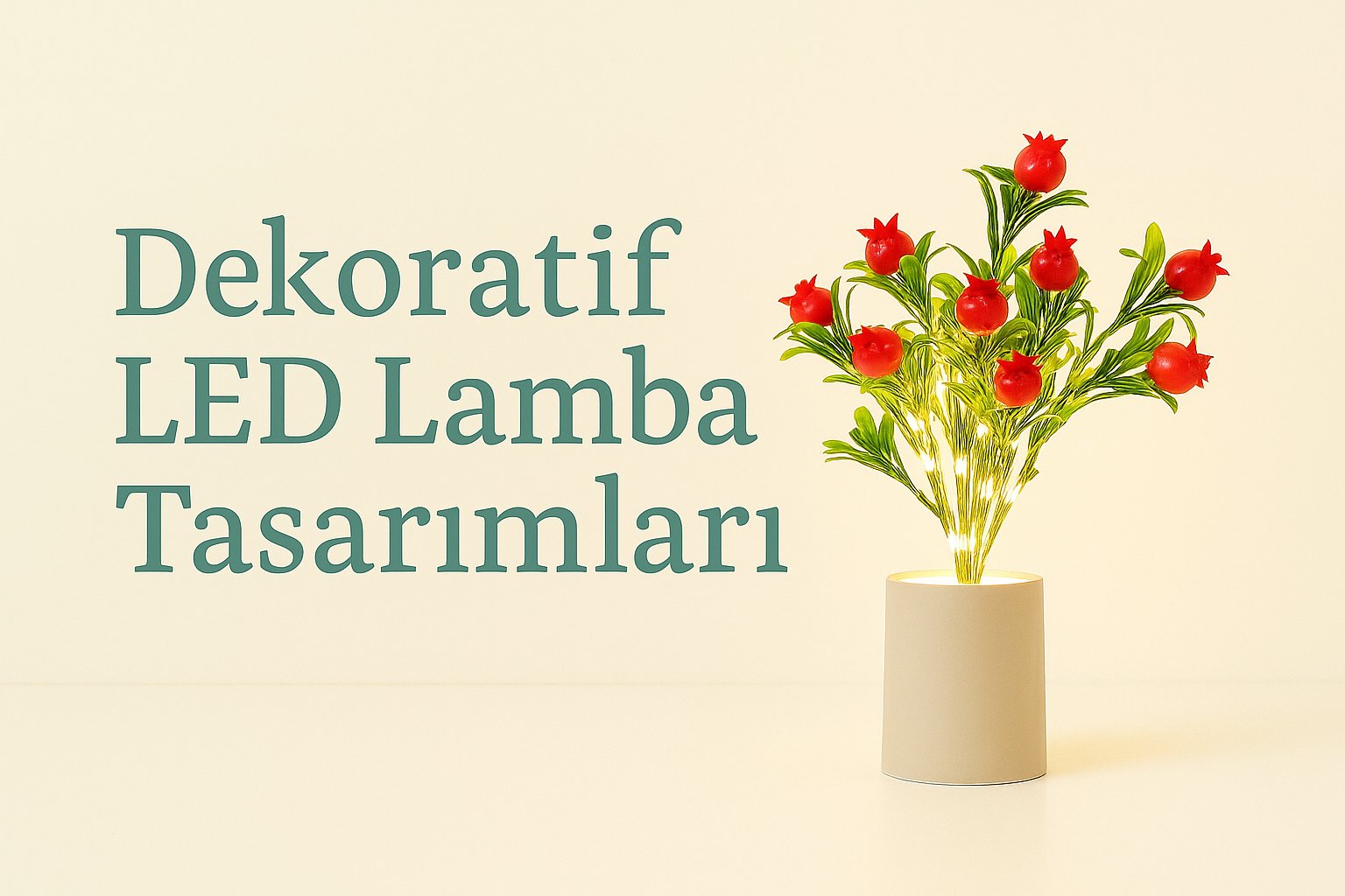 Modern dekoratif LED lamba modelleri