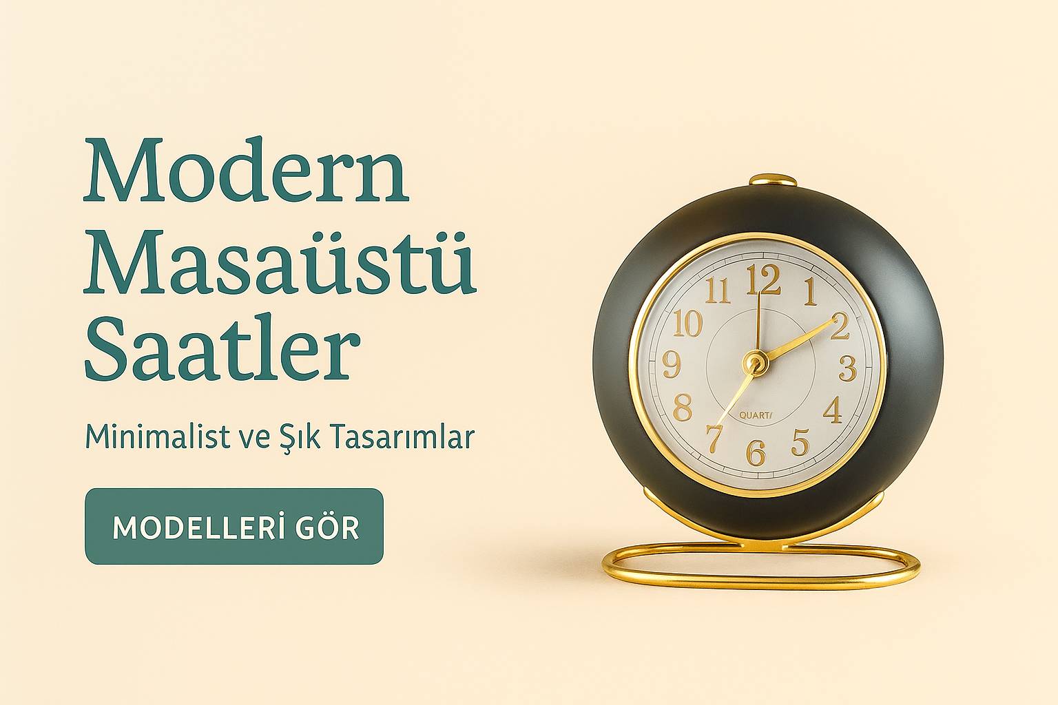 Modern Masaüstü Saatler – Minimalist ve Şık Tasarımlar