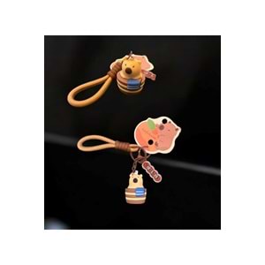 Capybara Kapibara Silikon Anahtarlık