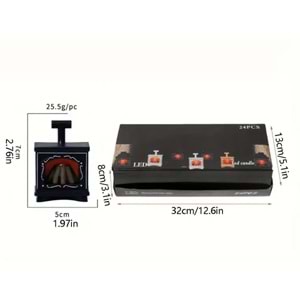 Mini Şömine Tasarımlı Sevimli Led Lamba 7 cm x 5 cm