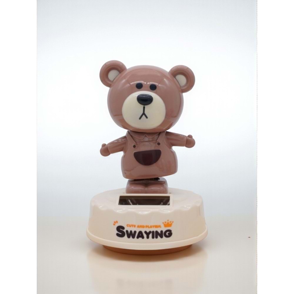 Kapibara ( Capybara )Figürlü Solar Enerjili Sallanan Biblo - Araba ve Masa Dekoru (12.5 cm)